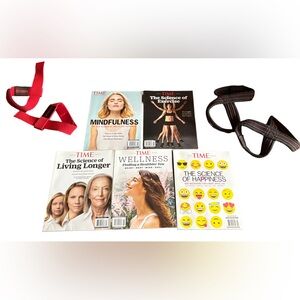 Wellness & Strength Bundle: TIME Magazine Set + Lifting Straps